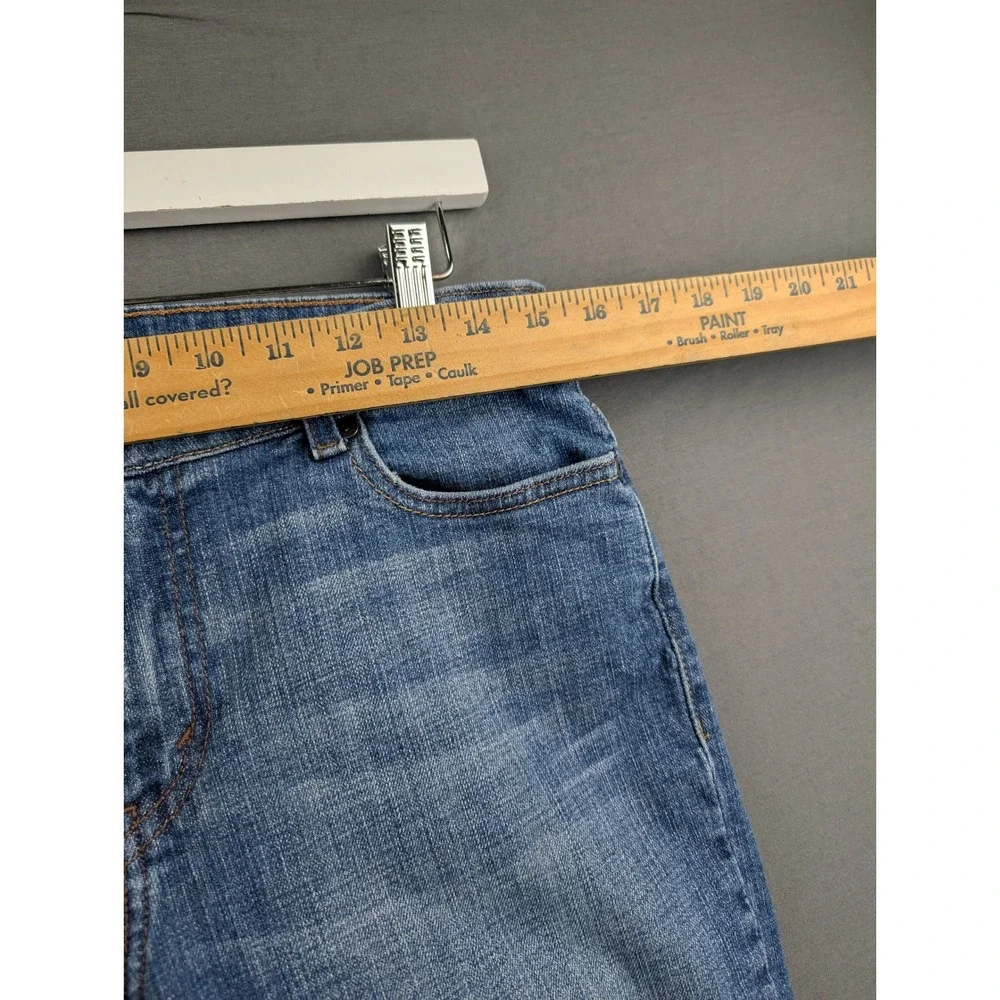 Levis Womens Mid Rise Skinny Blue Denim Jeans Size 12 S/C Stretch‎